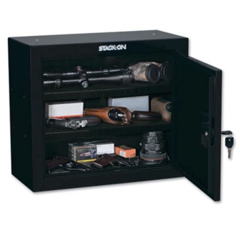 stack-on steel pistol/ammo cabinet|stack on 42 gun safe.